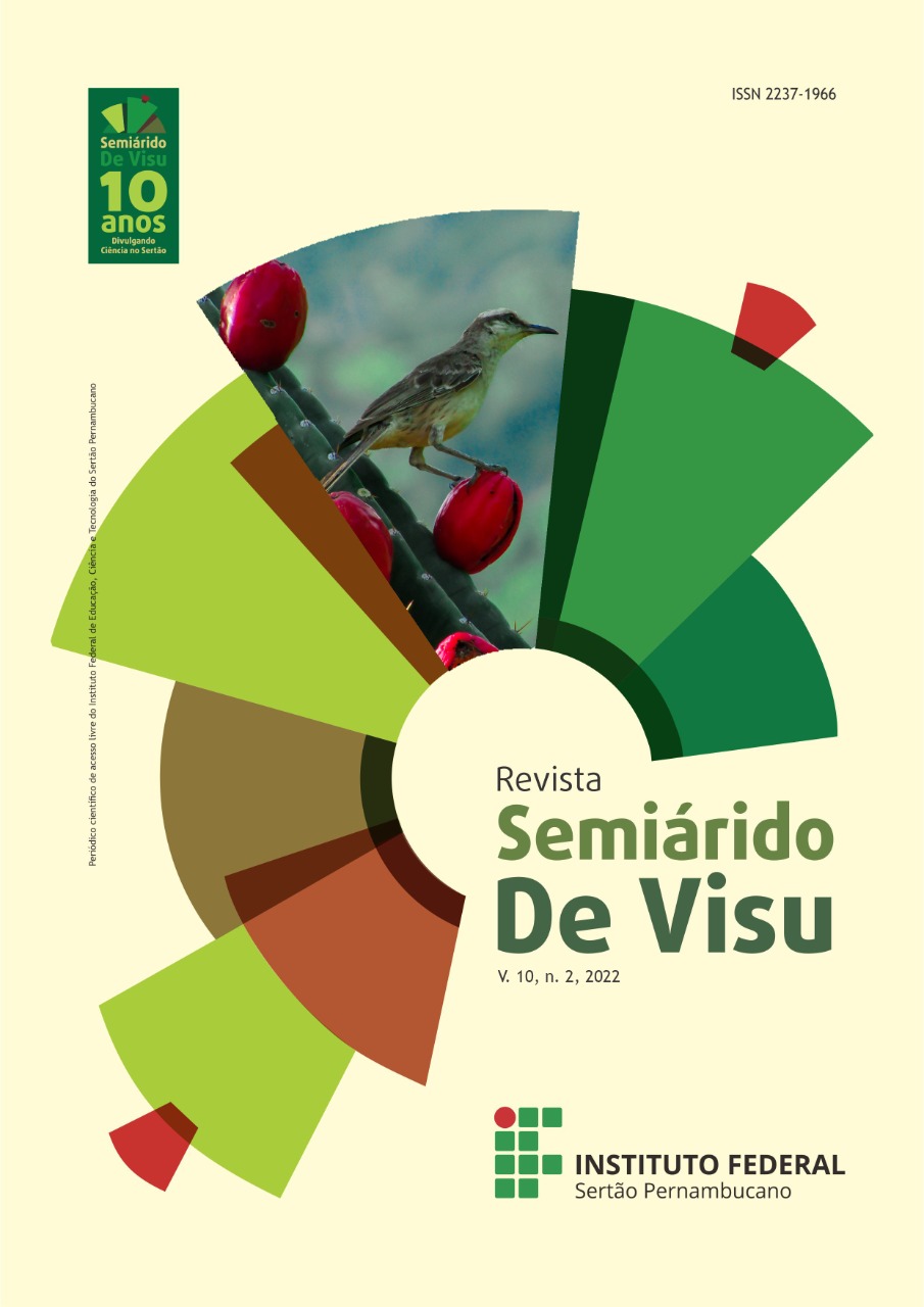 					Visualizar v. 10 n. 2 (2022): Revista Semiárido De Visu - v. 10, n. 2, 2022
				
